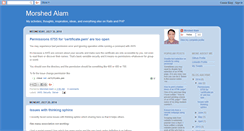 Desktop Screenshot of morshed-alam.com
